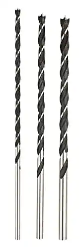 Holzbohrer Set kwb 3-teilig, Länge 250 mm, Durchmesser 6 mm, 8 mm, 10 mm