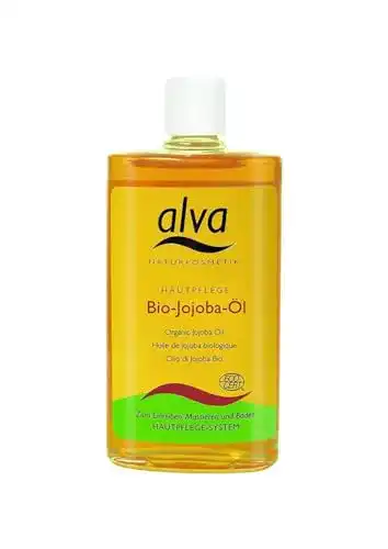 Jojobaöl von Alva Naturkosmetik Bio 125 ml für Haar- und Körperpflege