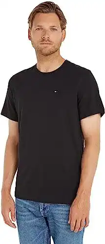 Schwarzes T-Shirt Tommy Jeans Herren Tjm Xslim Jersey Tee