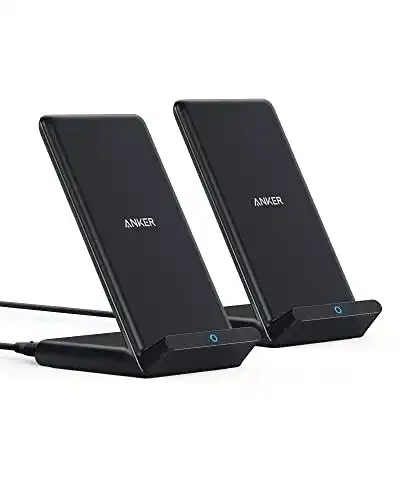 Qi-Ladegerät Anker PowerWave Ladeständer Doppelpack