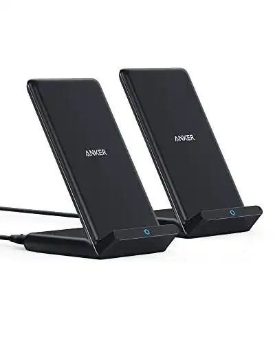 Anker PowerWave Ladeständer im Doppelpack für kabelloses Laden