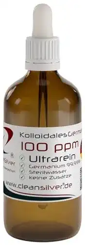 Kolloidales Germanium Cleansilver 100ppm 100ml mit Pipette