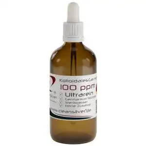 Kolloidales Germanium Cleansilver 100ppm 100ml mit Pipette