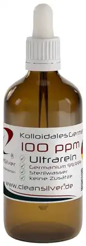 Kolloidales Germanium Cleansilver 100ppm 100ml mit Pipette