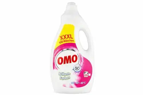 Omo Waschmittel Brillante Farben 5 Liter für 100 Waschladungen