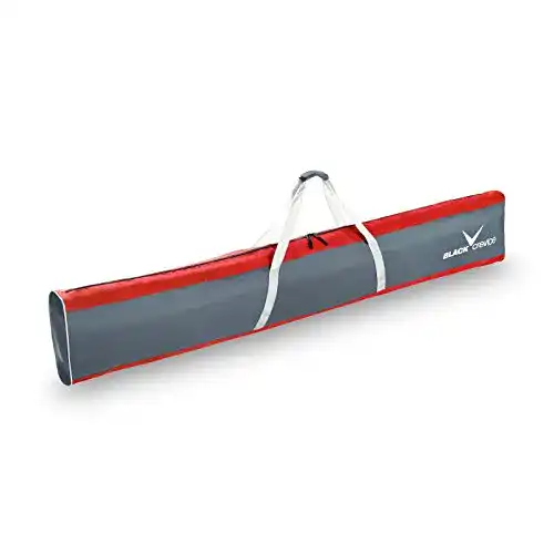 Skitasche von Black Crevice in Rot/Grau, Größe L/190 cm
