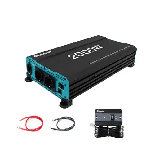 Wechselrichter 2000 W von Renogy 12V auf 230V mit 4000 W Spitzenleistung
