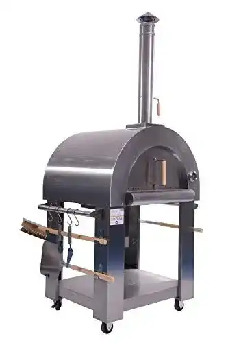 FireKING Edelstahl Pizzaofen Roma für den Garten