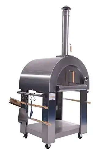 FireKING Edelstahl Pizzaofen Roma für den Garten