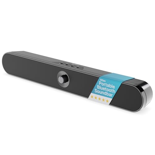 PC-Soundbar Majority Atlas – Tragbare Bluetooth-Soundbar mit 20W Leistung