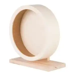Trixie Holz-Laufrad 21 cm – geschlossene Lauffläche für Hamster