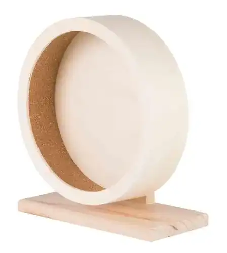 Trixie Holz-Laufrad 21 cm – geschlossene Lauffläche für Hamster