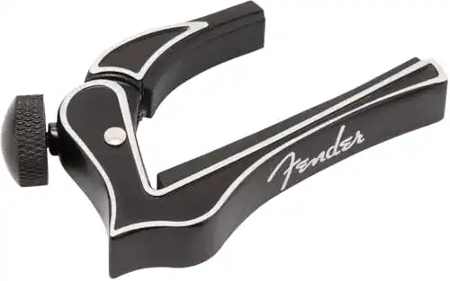 Kapodaster Fender Dragon für Akustik- und E-Gitarren mit 6 Saiten