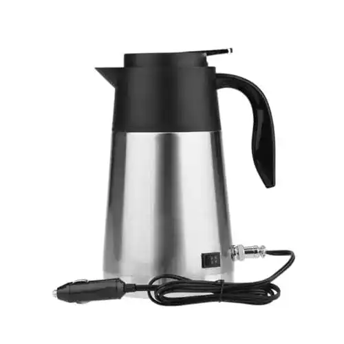 Wasserkocher 12 Volt DEWIN Autokessel mit 1300ml Fassungsvermögen