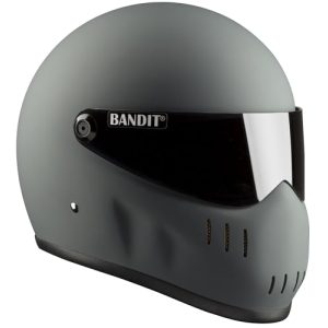 Bandit XXR Motorradhelm in mattschwarz mit getöntem Visier