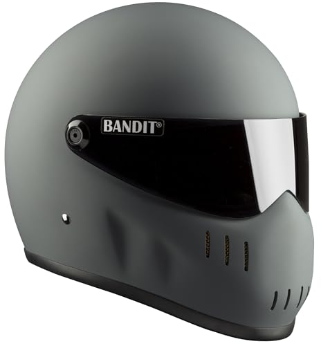 Bandit XXR Motorradhelm in mattschwarz mit getöntem Visier