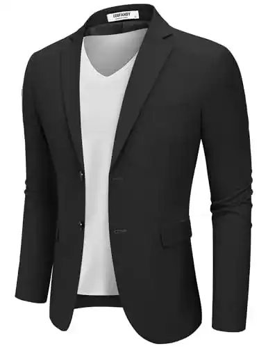 Sakko Coofandy Herren Blazer Anzugjacke für Business und Freizeit