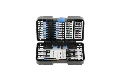 GEDORE Torsions-Bit-Set 666-042 mit 42 Bits für verschiedene Anwendungen