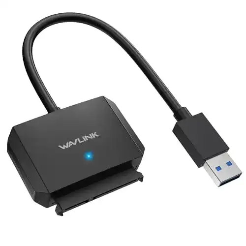 USB-SATA-Adapter Wavlink für 2,5 Zoll SSD und HDD mit USB 3.0