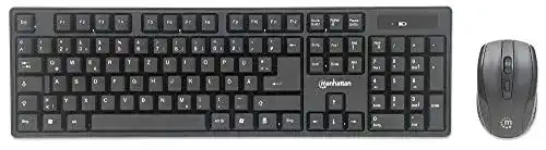 Funktastatur und Funkmaus Set von Manhattan-Products für PC