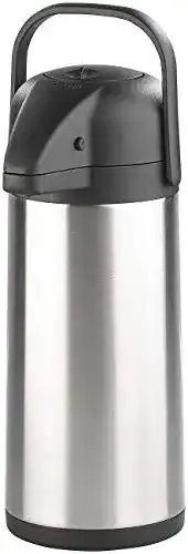 Pumpkanne 3 Liter von Rosenstein & Söhne Doppelwandige Vakuum-Isolierkanne