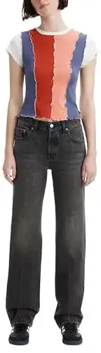 Levi’s Damen 501 90’s Jeans in Stitch School, Größe 27W / 32L