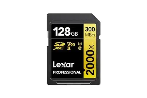 Lexar Professional 2000x SDXC Karte 128 GB, UHS-II Speicherkarte