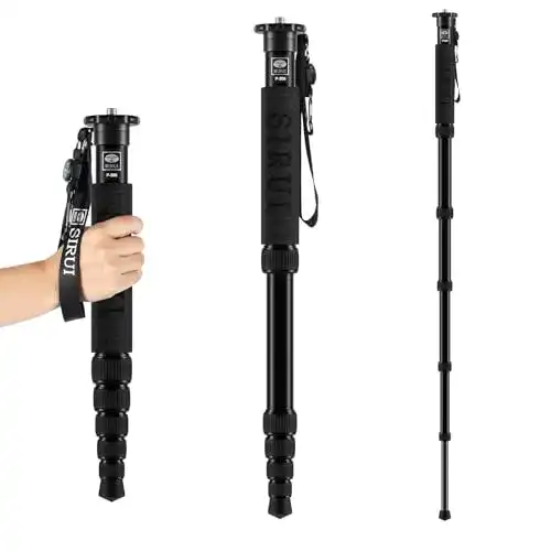 Einbeinstativ SIRUI P-306 für Kamera, Aluminium, leicht und kompakt