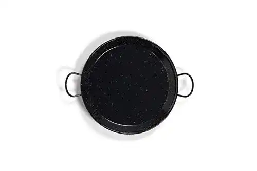 Paella-Pfanne La Valenciana 10 cm aus emailliertem Edelstahl