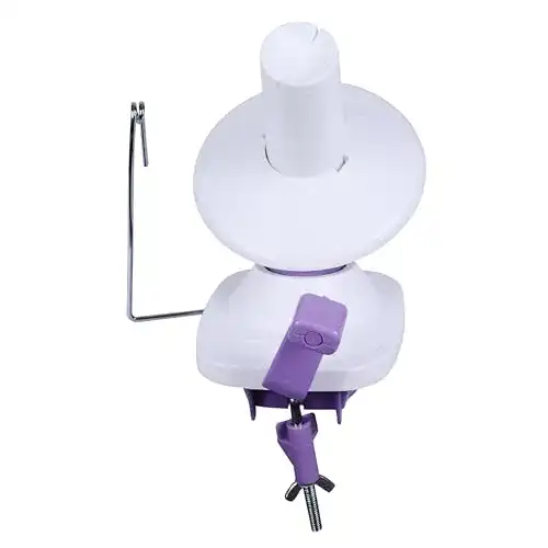 Wollwickler Knitpro 10941 in Violett/Weiss, 30 x 35 x 30 cm