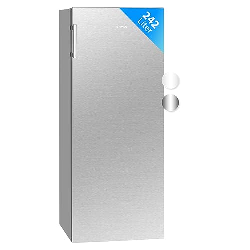 Edelstahl Kühlschrank Bomann ohne Gefrierfach – 242L, 40dB, 143cm