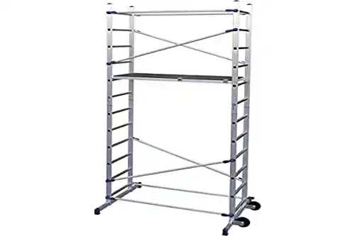 Rollgerüst Facal 5985836 Clic – Aluminium Heimwerkergerüst mit Fahrrollen