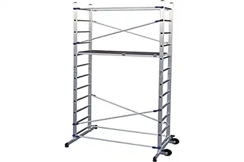 Rollgerüst Facal 5985836 Clic – Aluminium Heimwerkergerüst mit Fahrrollen