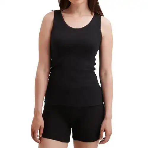 Merino-Unterwäsche Damen Dilling Merino Unterhemd aus 100% Bio-Merinowolle