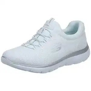 Fitnessschuh Damen Skechers 12980 Sneaker in Weiß Silber
