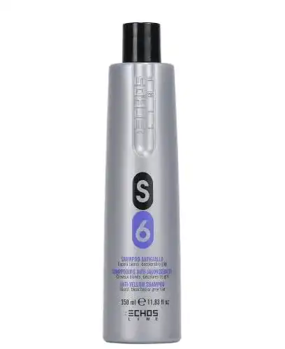 Echosline S 6 Silbershampoo 350 ml für blondes und graues Haar