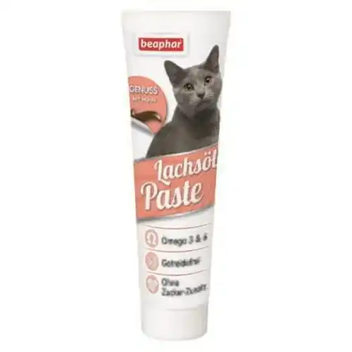 Lachsöl Paste für Katzen von Beaphar, 100g