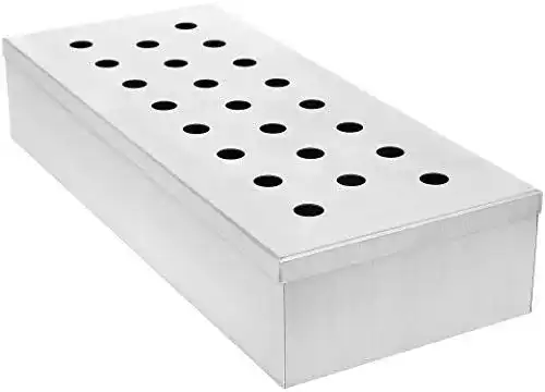 Räucherbox von Com-Four für Smoker, Kugel- und Gasgrills