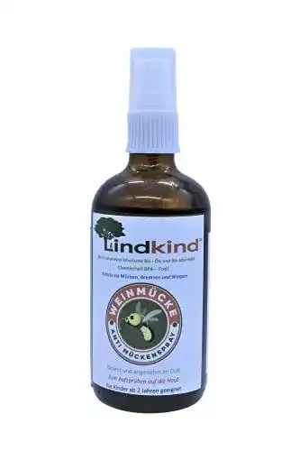 Mückenspray Lindkind für Weinmücken, 100 ml Insektenschutzmittel