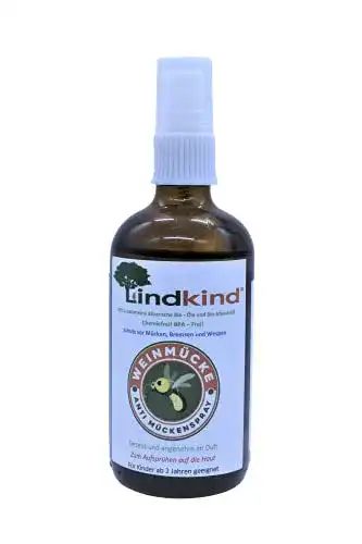 Mückenspray Lindkind für Weinmücken, 100 ml Insektenschutzmittel