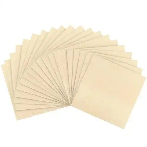 Sperrholzplatte Belle Vous 20er Set 30 x 30 cm – 3 mm dick