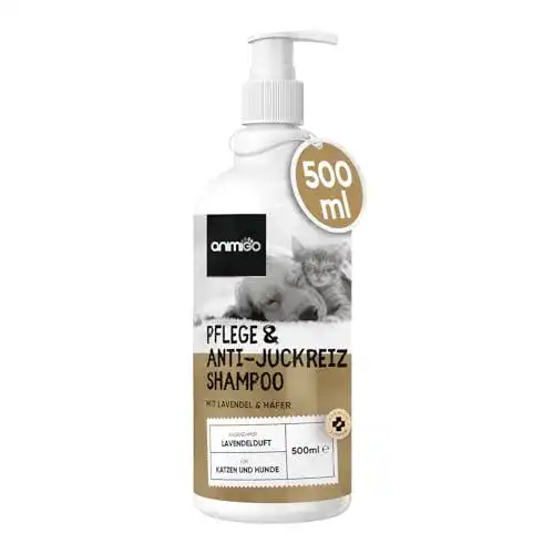 Katzenshampoo Animigo für Pflege und Juckreizlinderung