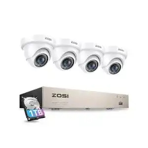 ZOSI Überwachungskamera-Set Full HD 1080P für Innen und Außen