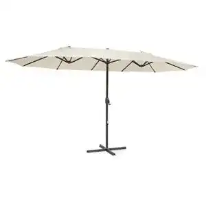 Doppelsonnenschirm Blumfeldt Twin Peaks mit UV-Schutz und Aluminium-Standbein