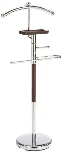 Herrendiener Axentia 282181 Stummer Diener Godiva aus Holz und Chrom