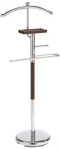 Herrendiener Axentia 282181 Stummer Diener Godiva aus Holz und Chrom