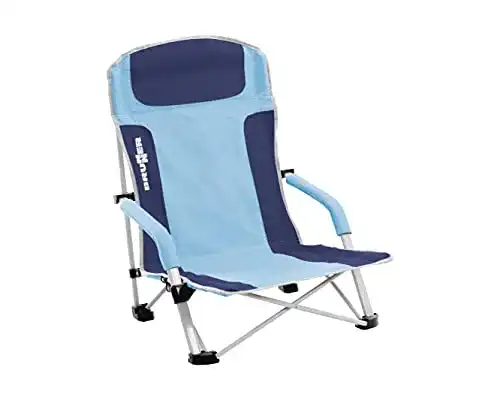 Strandstuhl Brunner Bula in Blau und Hellblau