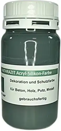 Betonfarbe Anthrazit Acryl-Silikon für Innen und Außen