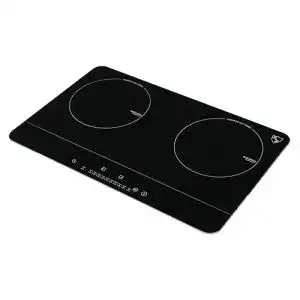 Induktionskochfeld mit 2 Platten und SLIDER Touch-Control