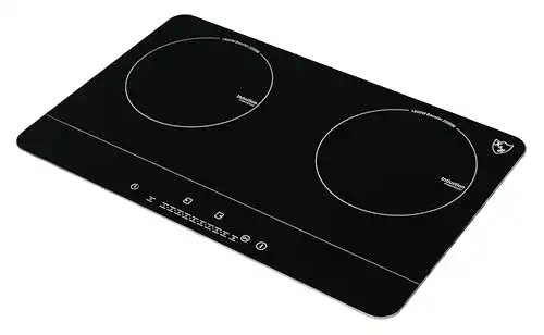Induktionskochfeld mit 2 Platten und SLIDER Touch-Control